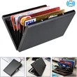 RFID Blocking Credit Card Holder Metal Slim Wallet | https://www.bestnamebadges.com