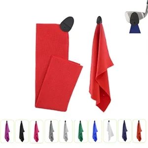 15.7 x 23.5 inches Magnetic Golf Towel In Waffle Pattern