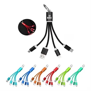 3 in 1 Mobile Phone Data Cable Multi Charging Cable