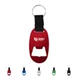 Oval Shaped Bottle Opener W/Keyring | https://www.bestnamebadges.com
