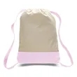 Canvas Sport Backpack with Contrasting Straps & Trim | https://www.bestnamebadges.com
