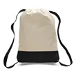 Canvas Sport Backpack with Contrasting Straps & Trim | https://www.bestnamebadges.com