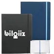 Hardcover Notebook w/ Matching Close strap | https://www.bestnamebadges.com