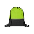 Crosshatch Heather Drawstring Backpack | https://www.bestnamebadges.com