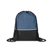 Crosshatch Heather Drawstring Backpack | https://www.bestnamebadges.com