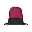 Crosshatch Heather Drawstring Backpack | https://www.bestnamebadges.com