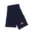 Leeman Rib Knit Scarf | https://www.bestnamebadges.com