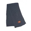 Leeman Rib Knit Scarf | https://www.bestnamebadges.com