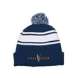 Knit Beanie With PomPom | https://www.bestnamebadges.com