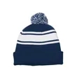 Knit Beanie With PomPom | https://www.bestnamebadges.com