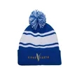 Knit Beanie With PomPom | https://www.bestnamebadges.com