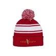 Knit Beanie With PomPom | https://www.bestnamebadges.com