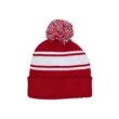 Knit Beanie With PomPom | https://www.bestnamebadges.com
