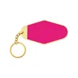 Breast Cancer Awareness Pink Ribbon Metal Keychain | https://www.bestnamebadges.com
