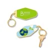 Earth Day Globe Metal Keychain | https://www.bestnamebadges.com