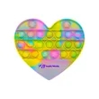 Push Pop Bubble Heart Shape Fidget Sensory Toy | https://www.bestnamebadges.com