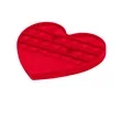 Push Pop Bubble Heart Shape Fidget Sensory Toy | https://www.bestnamebadges.com