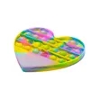Push Pop Bubble Heart Shape Fidget Sensory Toy | https://www.bestnamebadges.com