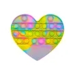 Push Pop Bubble Heart Shape Fidget Sensory Toy | https://www.bestnamebadges.com