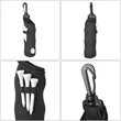 Neoprene Golf Ball Pouch With Clip Hook | https://www.bestnamebadges.com