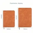 A5 PU Leather Zipper Binder Notebook Refillable Journal | https://www.bestnamebadges.com