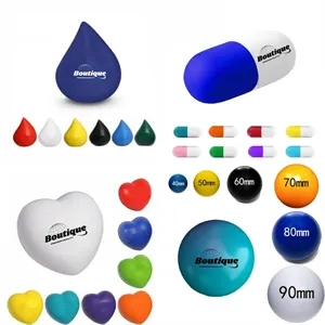 PU Stress Relief Ball Foam Squeeze Stress Toy