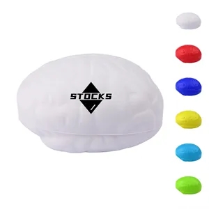 2.75" Custom PU Brain Stress Ball Relief Toys