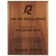 6" x 8" Step-Edge Genuine Walnut Plaque | https://www.bestnamebadges.com