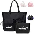 Polyester Tote Bag with Multi Pockets and Top Handles | https://www.bestnamebadges.com