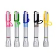 Multicolor LED Flashlight Pen with Clip and Lanyard | https://www.bestnamebadges.com