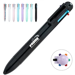 Multicolor Retractable Ballpoint Pen with Clip for Promotion