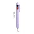 Multicolor Retractable Ballpoint Pen with Clip for Promotion | https://www.bestnamebadges.com