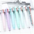 Multicolor Retractable Ballpoint Pen with Clip for Promotion | https://www.bestnamebadges.com