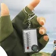 3-in-1 Keychain with Thermometer Compass and Magnifier | https://www.bestnamebadges.com