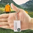 3-in-1 Keychain with Thermometer Compass and Magnifier | https://www.bestnamebadges.com