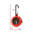 Silicone Compass Keychain w/ Carabiner Clip for Outdoor Use | https://www.bestnamebadges.com