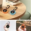 Silicone Compass Keychain w/ Carabiner Clip for Outdoor Use | https://www.bestnamebadges.com