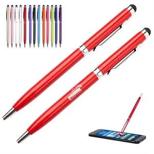 Metal Stylus Ballpoint Pen with Clip for Touchscreens