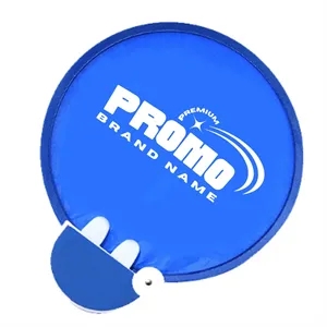 Foldable Nylon Fan with Pouch for Events and Promotions