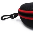 Zippered Hard Shell Eyeglass Case with Clip Hook | https://www.bestnamebadges.com