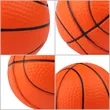 1.6" Custom Small PU Basketball Stress Ball Reliever | https://www.bestnamebadges.com