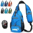 Crossbody Sling Backpack with USB Port and Multi Pockets | https://www.bestnamebadges.com