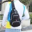Crossbody Sling Backpack with USB Port and Multi Pockets | https://www.bestnamebadges.com