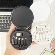 Multi Function Charging Cable Kit with Storage Box | https://www.bestnamebadges.com