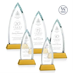 Shildon Award on Newhaven - Amber | https://www.bestnamebadges.com