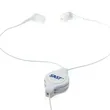 Retractable Cable In-Ear Headphone | https://www.bestnamebadges.com