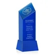 Barone Blue Award on Base - Blue | https://www.bestnamebadges.com
