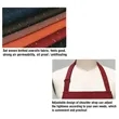 12 oz. Waterproof Woven knitted Kitchen Aprons w/ 2 Pockets | https://www.bestnamebadges.com