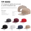 Yupoong 6502 YP Classics Lightly structured hat | https://www.bestnamebadges.com