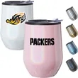 12 oz Travel Tumbler Iridescent Compact w/ Clear Lid EVA Pad | https://www.bestnamebadges.com